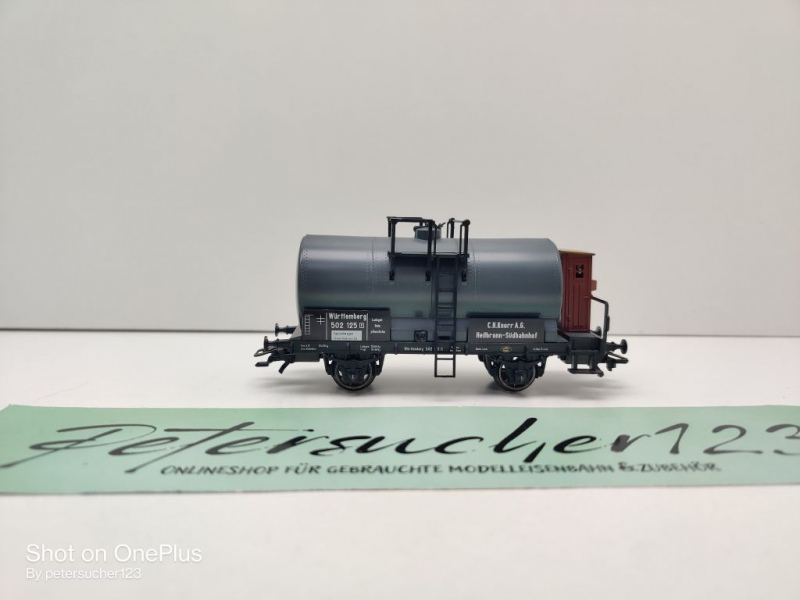 Märklin H0 AC 4510 1x Kesselwagen m Brmshs "Wg-Set Württemberg" / Z / NEM / Privat