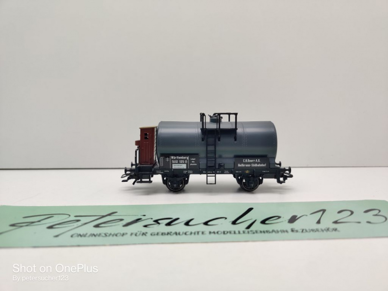 Märklin H0 AC 4510 1x Kesselwagen m Brmshs "Wg-Set Württemberg" / Z / NEM / Privat