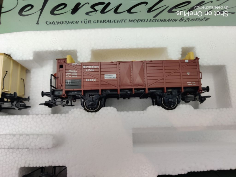 Märklin H0 AC 4510 Wagen-Set "Württemberg" / NEM / K.W.St.E. / OVP weiß