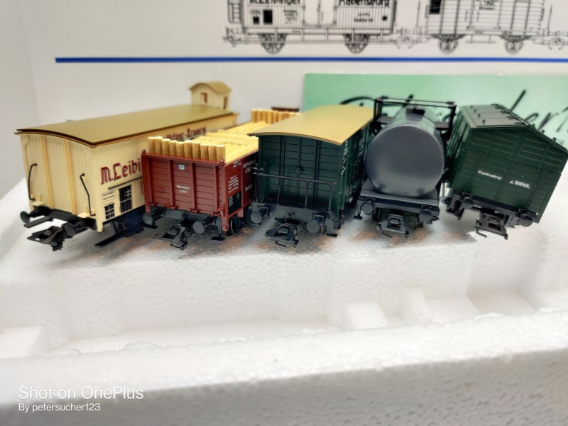 Märklin H0 AC 4510 Wagen-Set "Württemberg" / NEM / K.W.St.E. / OVP weiß