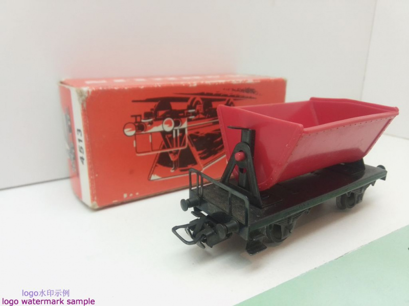 Märklin H0 AC 4513 Mulden-Kippwagen / OVP rot