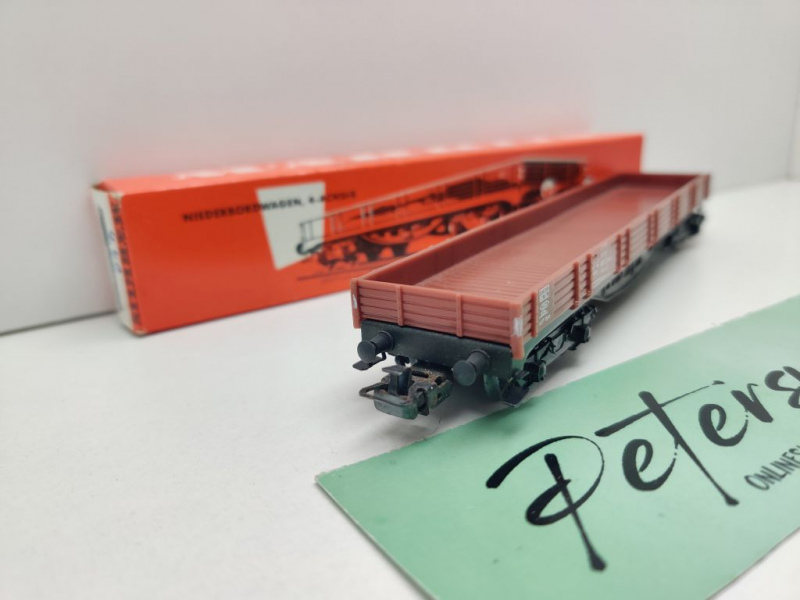 Märklin H0 AC 4514 Niederbordwagen / Rklmm-tu / DB / OVP rot