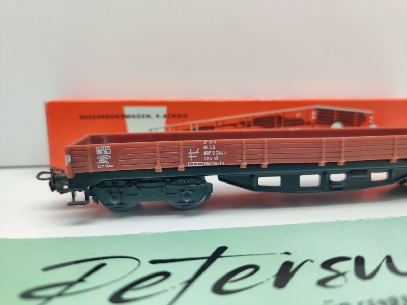 Märklin H0 AC 4514 Niederbordwagen / Rklmm-tu / DB / OVP rot