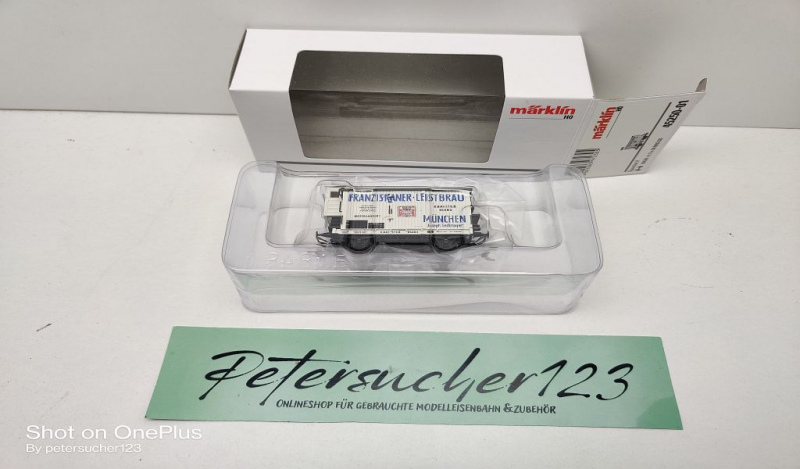 Märklin H0 AC 45250-01 Bierwagen "Franziskaner" aus Set / K.Bay.Sts.B. / OVP weiß