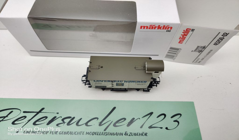 Märklin H0 AC 45250-02 Bierwagen "Löwenbräu" aus Set / K.Bay.Sts.B. / OVP weiß