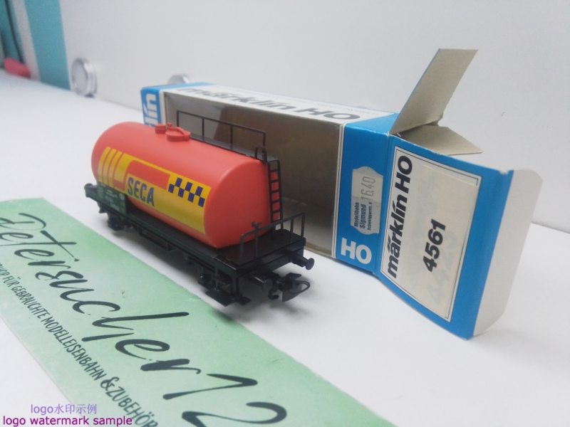 Märklin H0 AC 4561 Kesselwagen "SECA" / Kessel Orange / Antwerpen / OVP blau