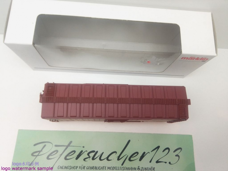 Märklin H0 AC 45646-6 US Güterwagen "UNION PACIFIC" B-50-27 / NEM / U.P. / OVP weiß