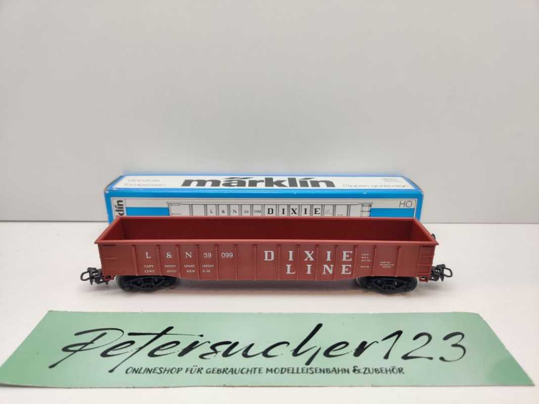 Märklin H0 AC 4575 US Gondola "Dixie Line" Hochbordwagen / L&N / OVP blau