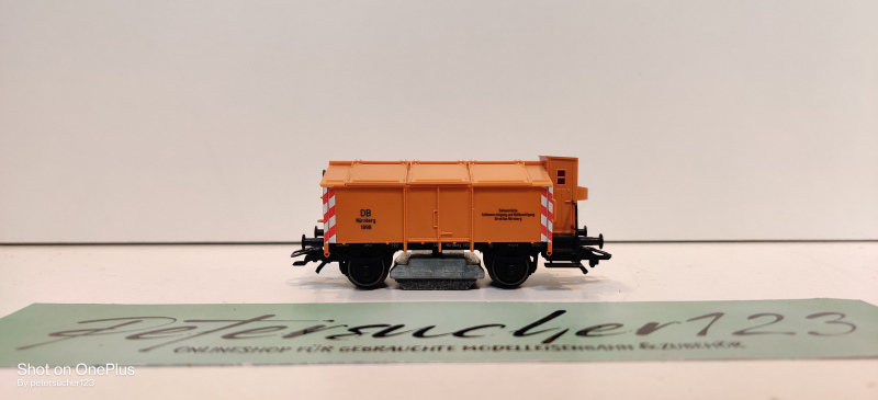 Märklin H0 AC 46041 Schienen-Reinigungswagen / Klappdeckelwagen K 15 / NEM / DB