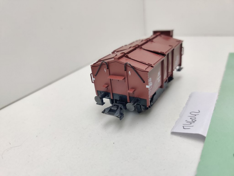 Märklin H0 AC 46042 Klappdeckel-/Müllwagen K15 / Schienenreinigung / NEM / DB