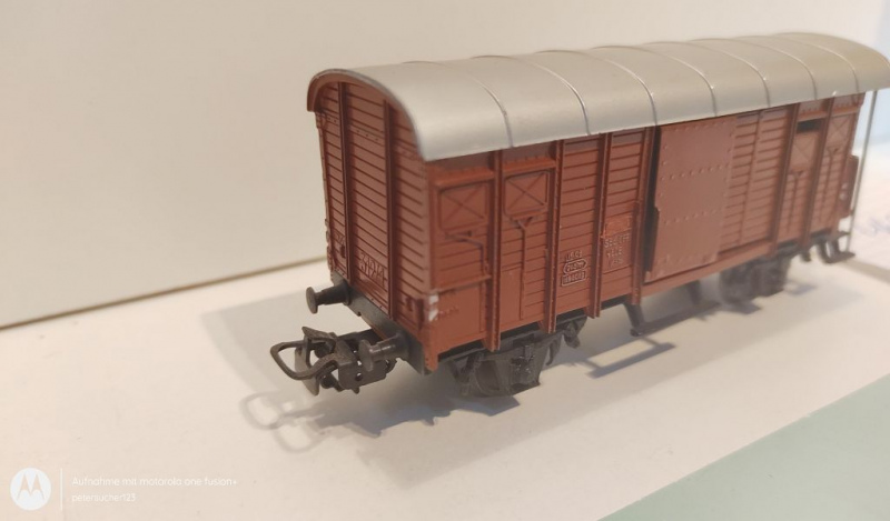 Märklin H0 AC 4605 ged. Güterwagen m. Brmshs / 46081 K3a / SBB