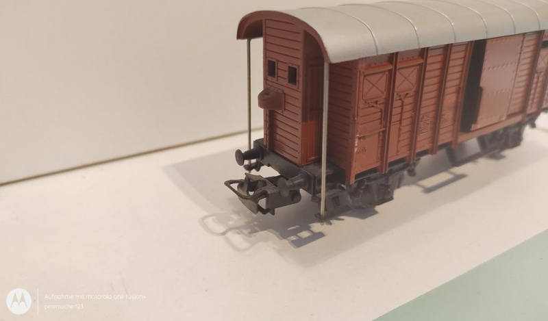 Märklin H0 AC 4605 ged. Güterwagen m. Brmshs / 46081 K3a / SBB