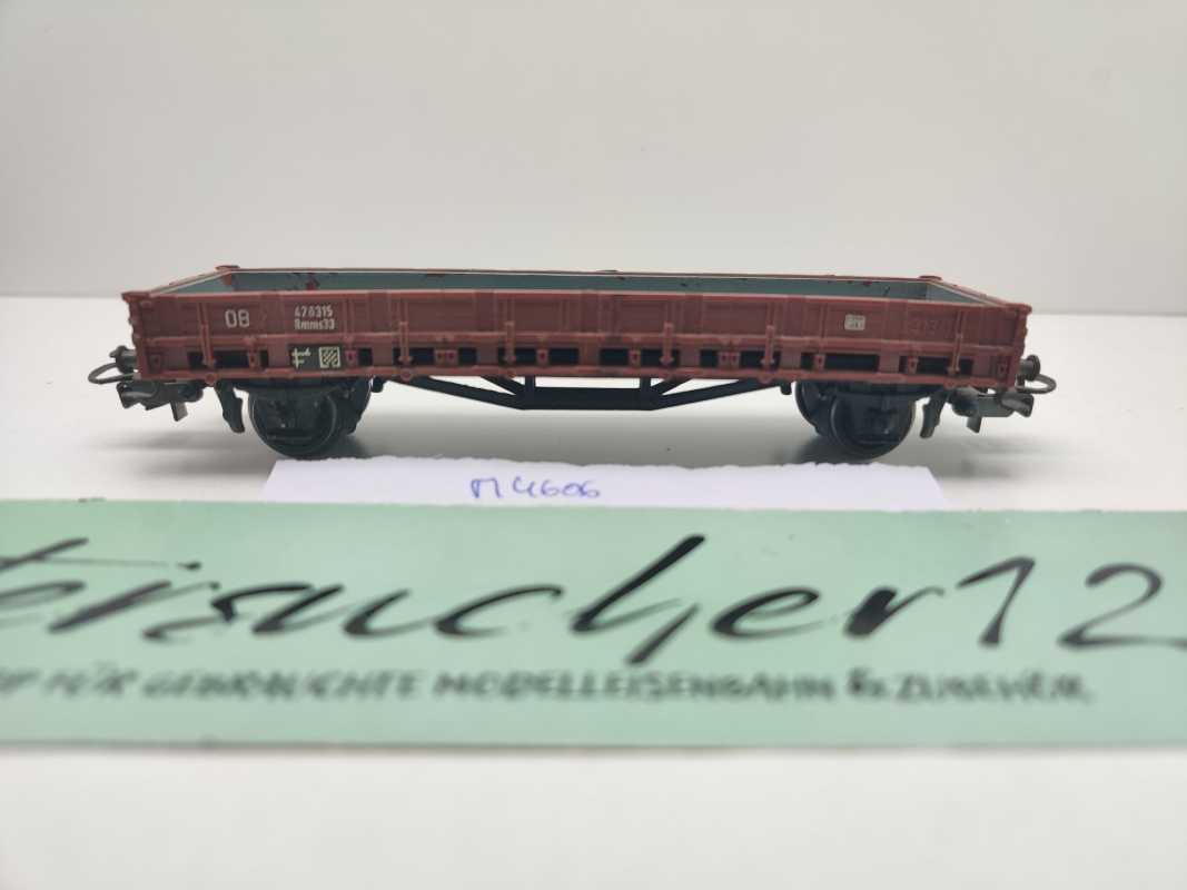 Märklin H0 AC 4606 Rungenwagen ohne Rungen Rmms33 / DB