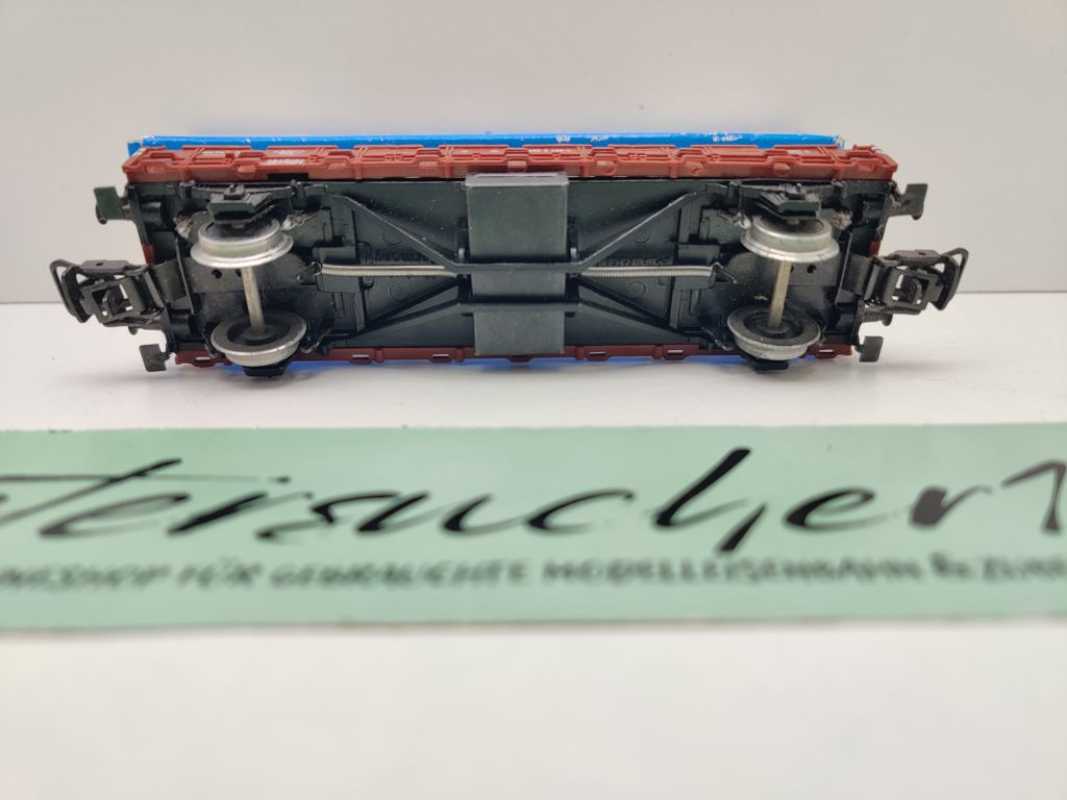 Märklin H0 AC 4607 Rungenwagen inkl Rungen Kbs443 / DB / OVP blau