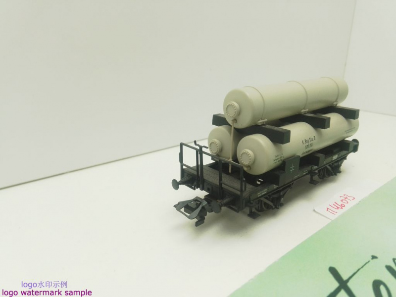 Märklin H0 AC 46073 1x Gaswagen m Bremserbühne aus Set "Zeppelin" / NEM / K.Bay.Sts.B.