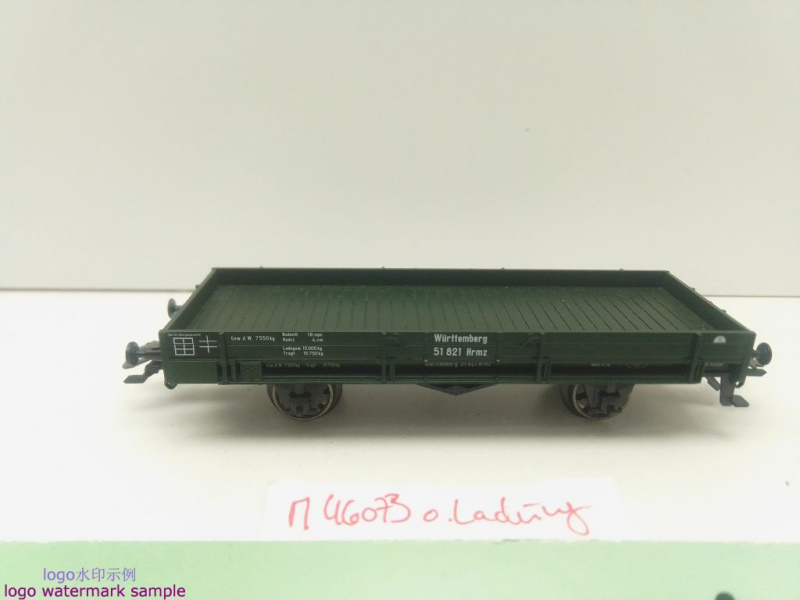 Märklin H0 AC 46073 1x Niederbordwagen aus Set "Zeppelin" Hrmz / NEM / K.Bay.Sts.B.