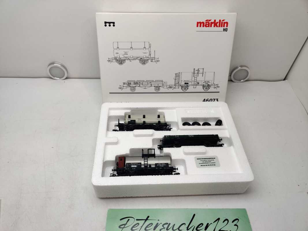 Märklin H0 AC 46073 / 3-teilige Güterwagen-Set „Zeppelin“ / OVP