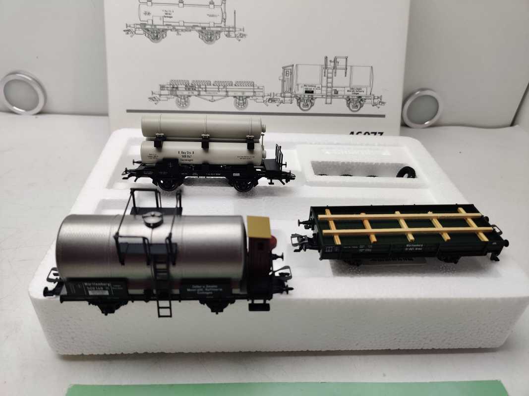 Märklin H0 AC 46073 / 3-teilige Güterwagen-Set „Zeppelin“ / OVP