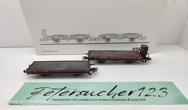 Märklin H0 AC 46076 Schlackewagen-Set / X 05 / NEM / DB / OVP weiß