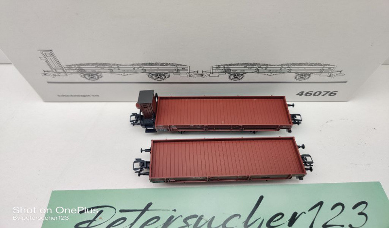 Märklin H0 AC 46076 Schlackewagen-Set / X 05 / NEM / DB / OVP weiß
