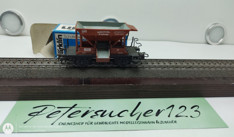 Märklin H0 4610 Schotterwagen   DB Braun Blaue OVP