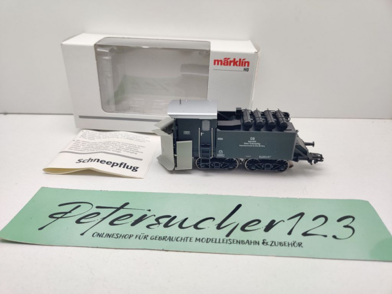 Märklin H0 AC 46119 Henschel Schneepflug Klima / Licht / NEM / DB / OVP weiß