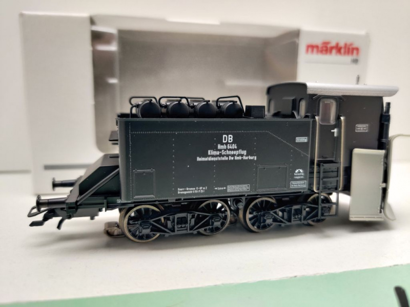 Märklin H0 AC 46119 Henschel Schneepflug Klima / Licht / NEM / DB / OVP weiß