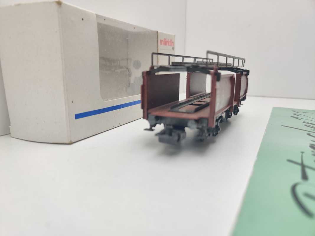 Märklin H0 AC 4612 Autotransportwagen Laaes541 / innen braun / DB / ErsatzVP
