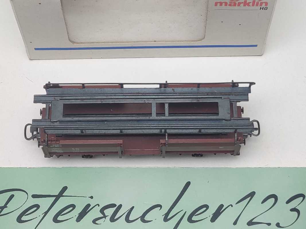 Märklin H0 AC 4612 Autotransportwagen Laaes541 / innen braun / DB / ErsatzVP