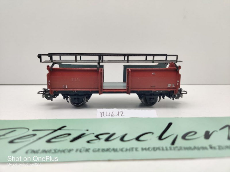 Märklin H0 AC 4612 Autotransporter unbeladen / Off52/ DB
