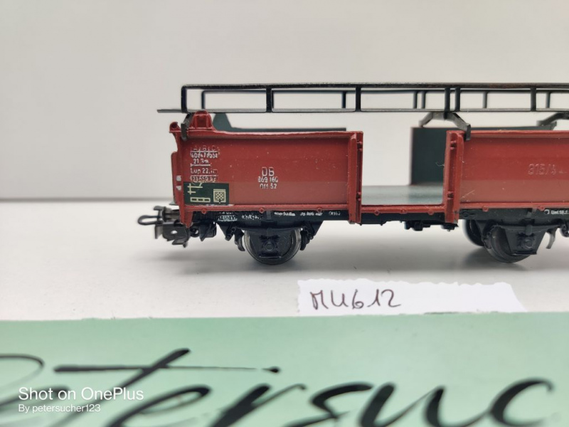 Märklin H0 AC 4612 Autotransporter unbeladen / Off52/ DB