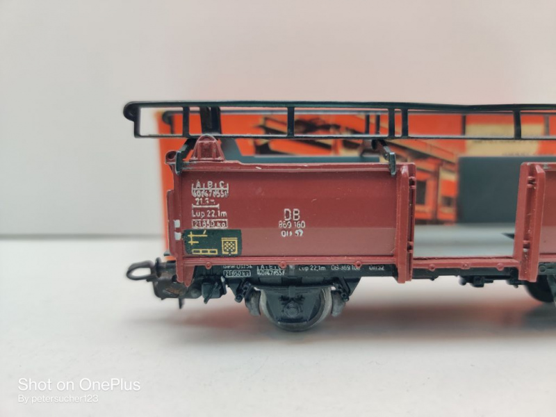 Märklin H0 AC 4612 Autotransporter unbeladen / Off52/ DB / OVP rot