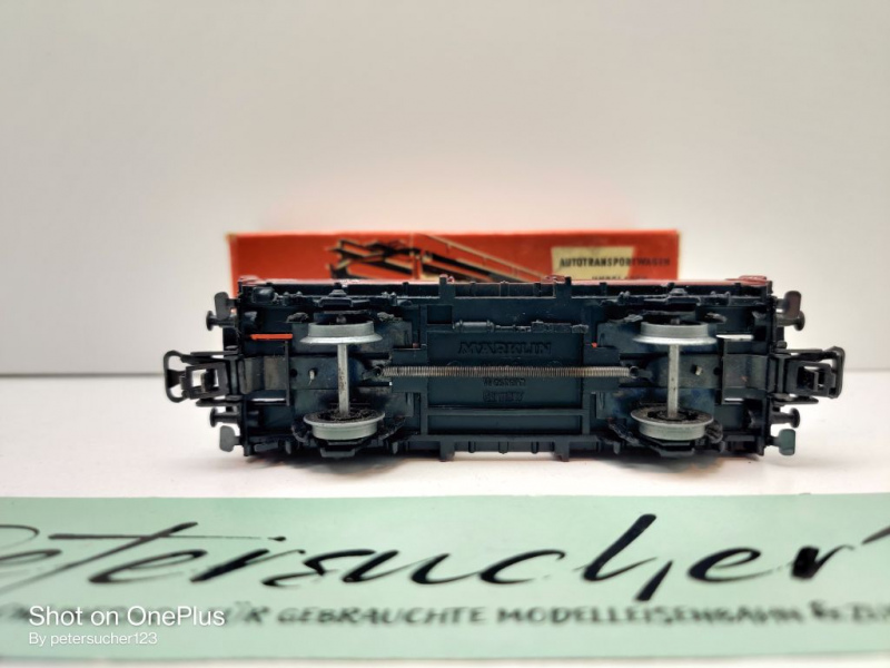 Märklin H0 AC 4612 Autotransporter unbeladen / Off52/ DB / OVP rot