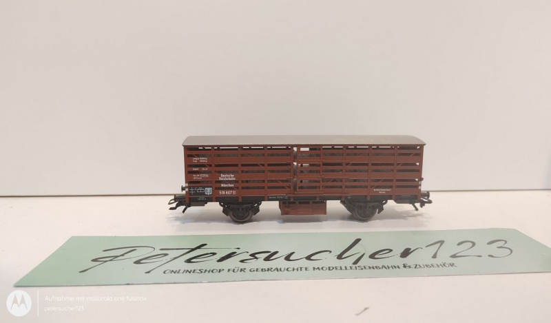 Märklin H0 AC 46161 Kleinviehwagen Verschlagwagen / NEM / DRG