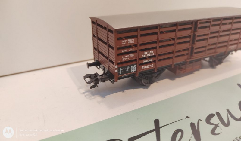 Märklin H0 AC 46161 Kleinviehwagen Verschlagwagen / NEM / DRG