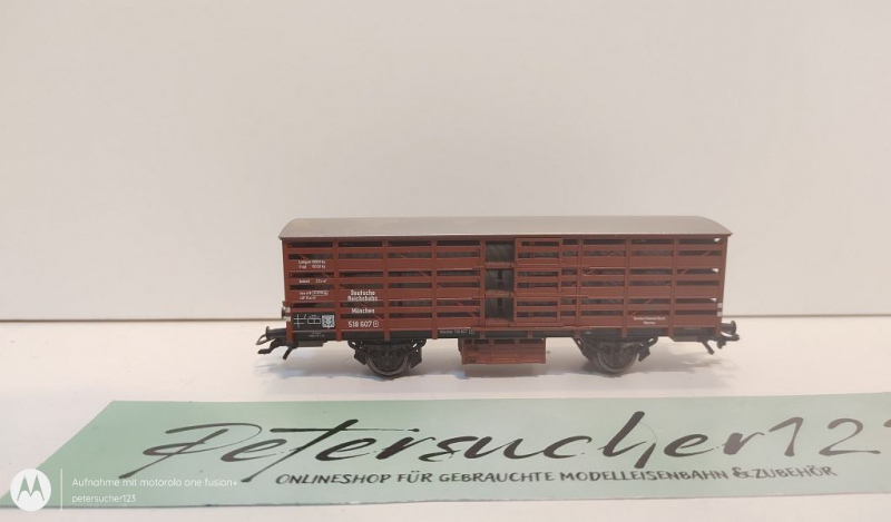 Märklin H0 AC 46161 Kleinviehwagen Verschlagwagen / NEM / DRG