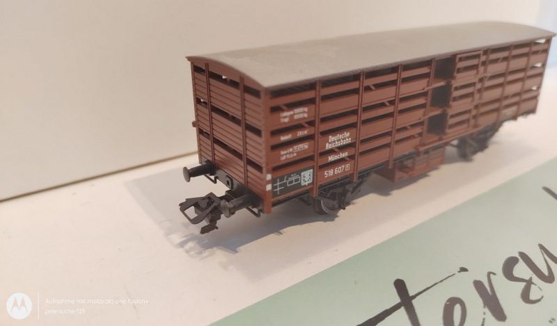 Märklin H0 AC 46161 Kleinviehwagen Verschlagwagen / NEM / DRG