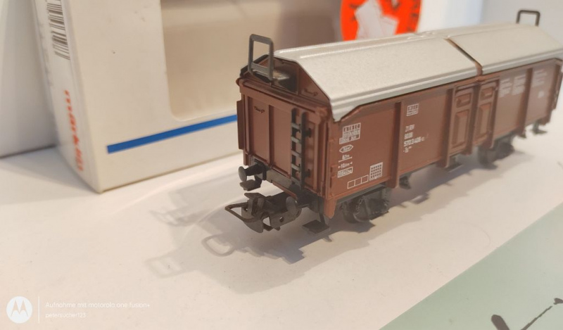 Märklin H0 AC 4619 Schiebedachwagen / DB / OVP weiß