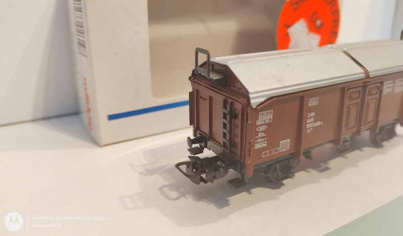 Märklin H0 AC 4619 Schiebedachwagen / DB / OVP weiß