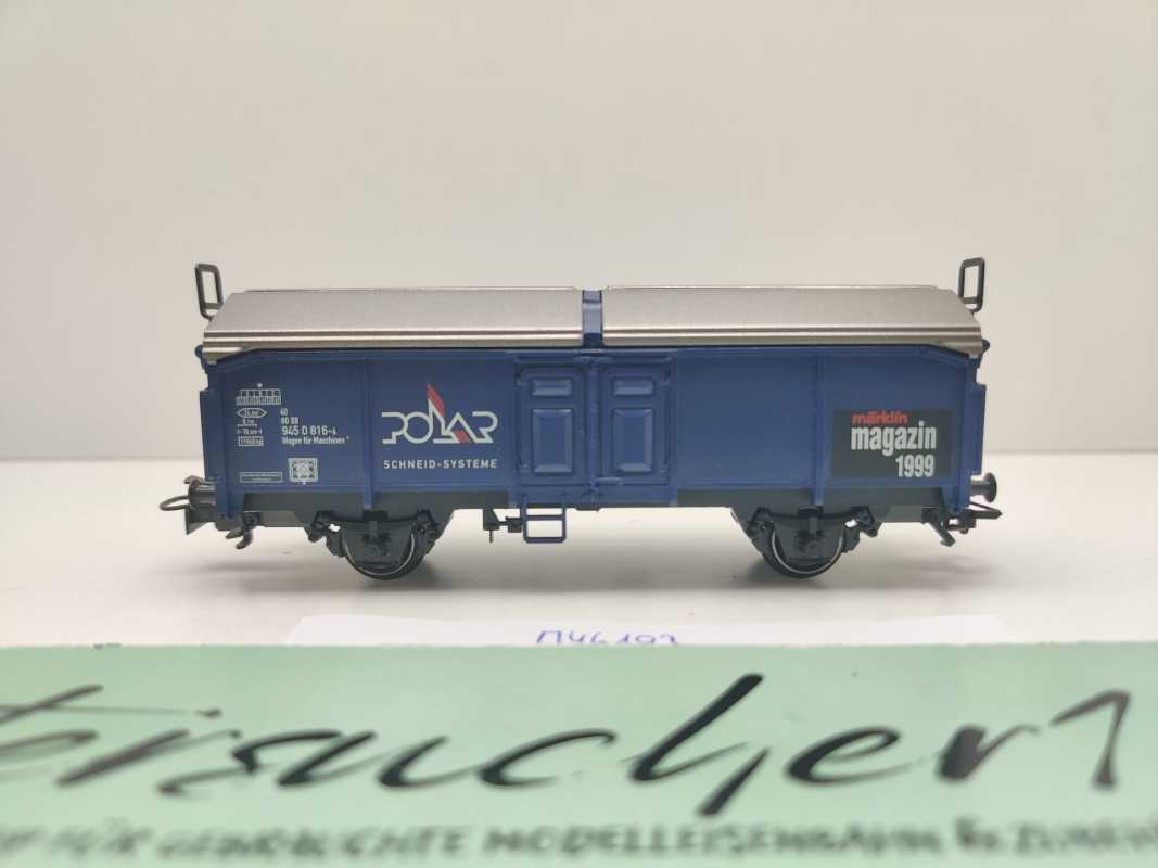 Märklin H0 AC 46193 Schiebedachwagen Magazin-JW'99 Tms851 "Polar" / NEM / DB