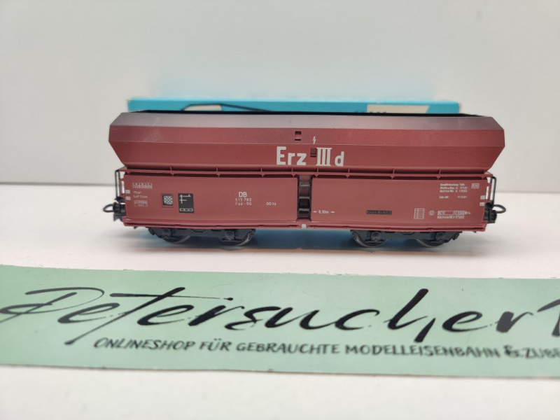 Märklin H0 AC 4624 Selbstentladewagen "Erz III d" / Fad50 / DB / OVP hblau
