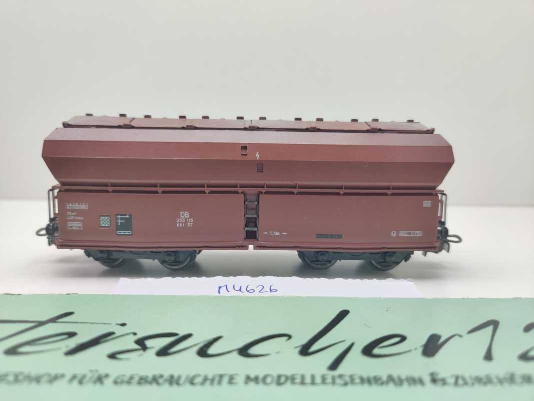 Märklin H0 AC 4626 Selbstentladewagen m Klappdeckeldach KKt57 / DB