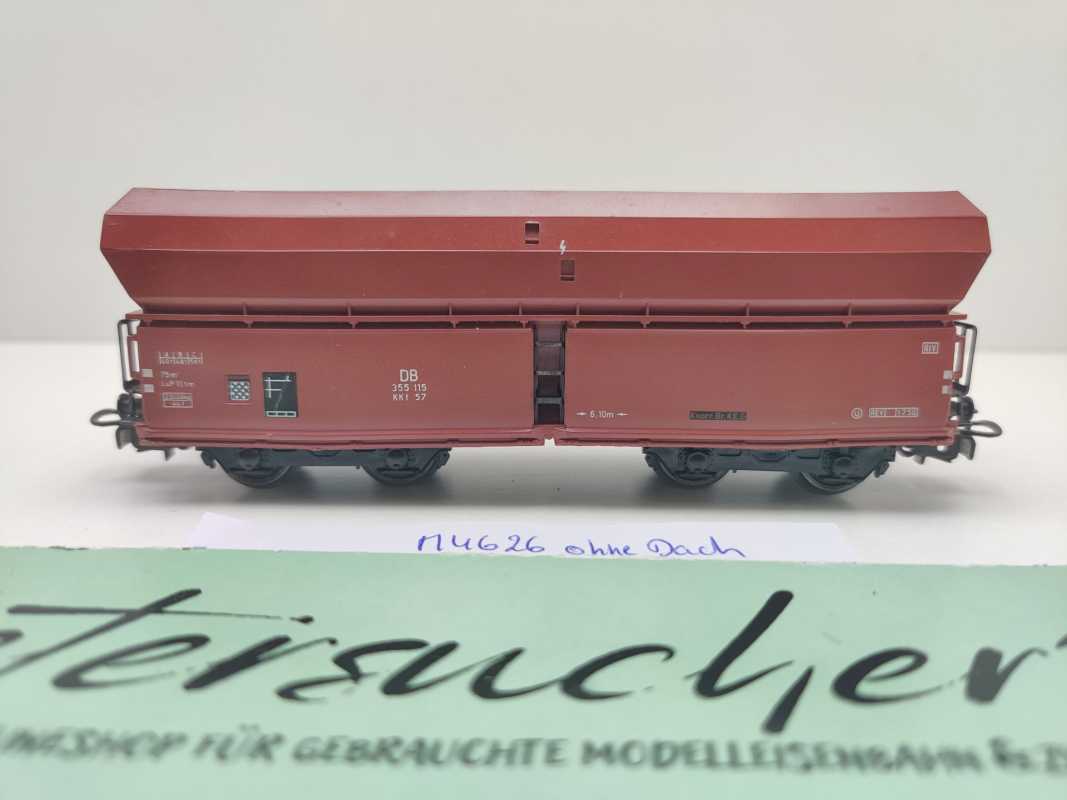 Märklin H0 AC 4626 Selbstentladewagen KKt57 / Dach fehlt / DB
