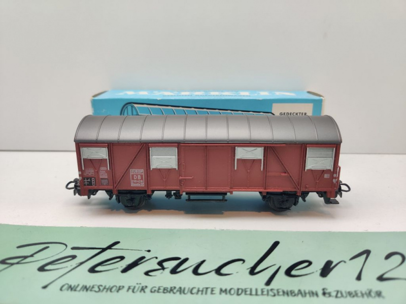 Märklin H0 AC 4627 gedeckter Güterwagen / Glmmehs / DB / OVP hblau