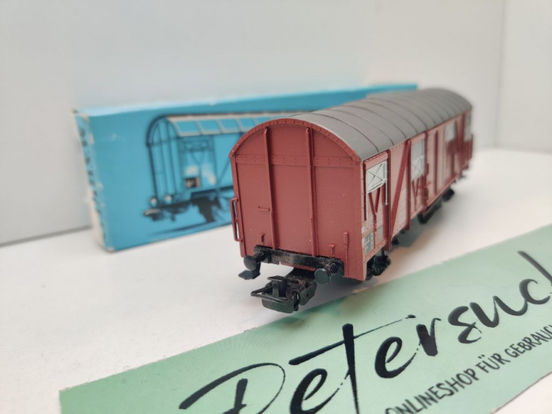 Märklin H0 AC 4627 gedeckter Güterwagen / Glmmehs / DB / OVP hblau