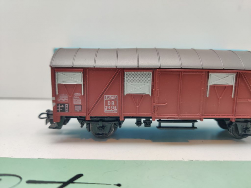 Märklin H0 AC 4627 gedeckter Güterwagen / Glmmehs / DB / OVP hblau