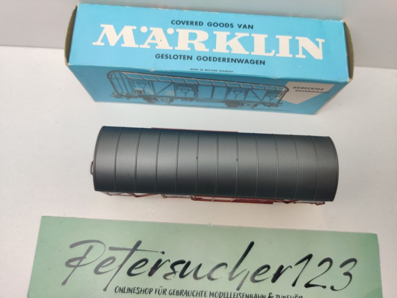 Märklin H0 AC 4627 gedeckter Güterwagen / Glmmehs / DB / OVP hblau