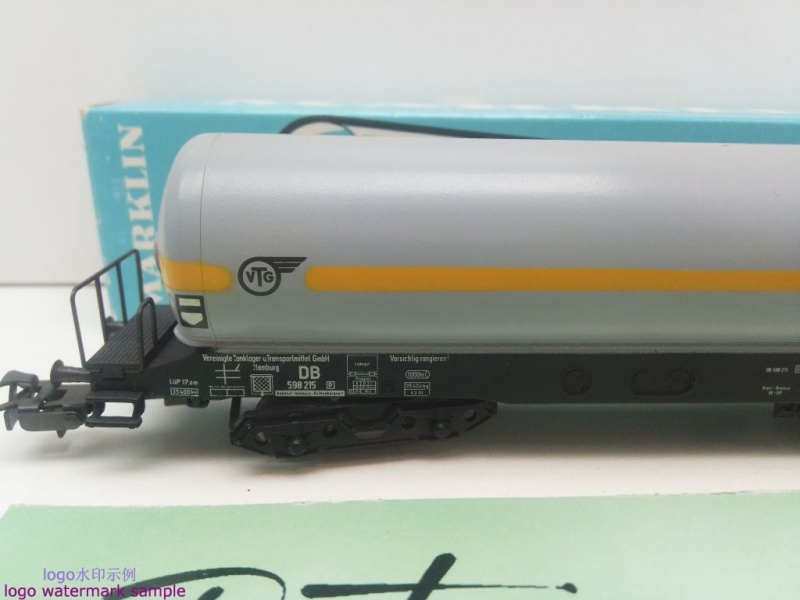 Märklin H0 AC 4628 Druckgas-Kesselwagen "VTG" / DB / OVP hblau