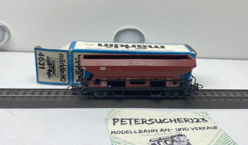 Märklin H0 4631 Drehschieber-Seitenentladewagen  Blaue OVP