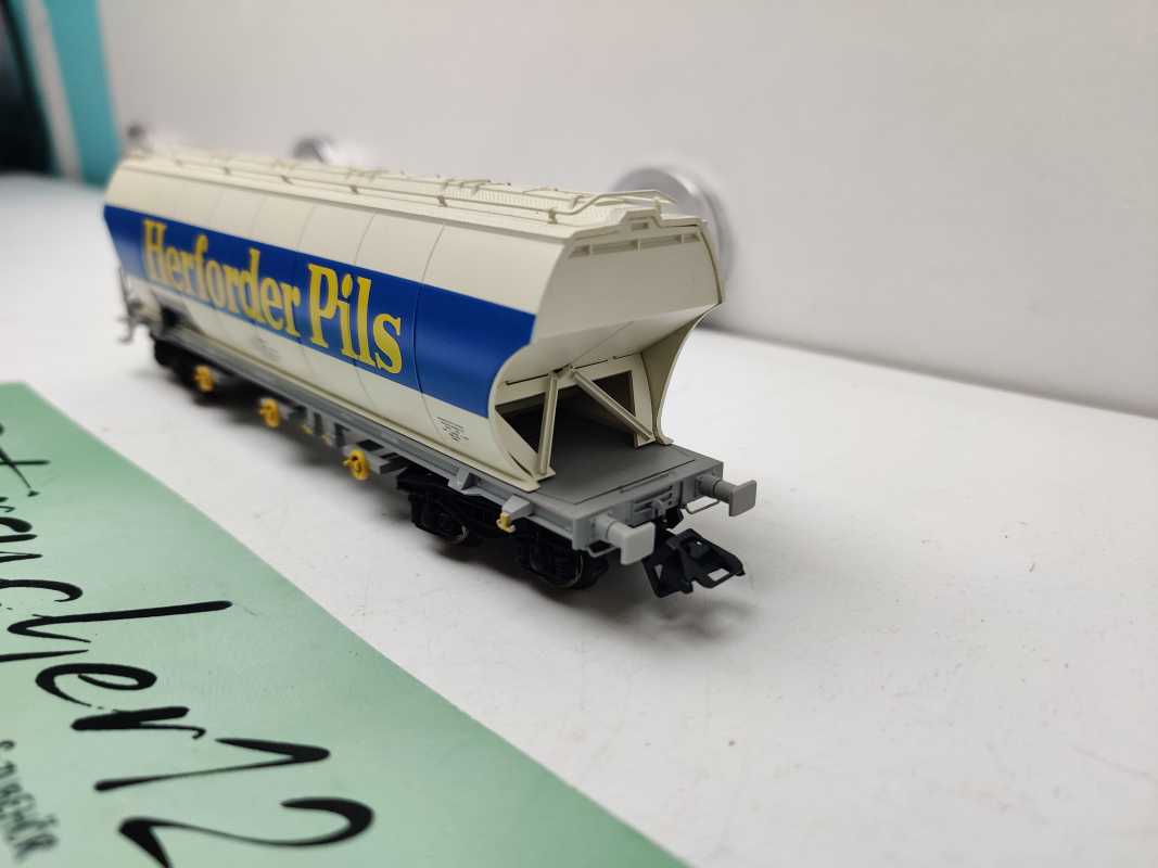 Märklin H0 AC 46328 / 4-Achser Kesselwagen / Herforder Pils / NEM / DB